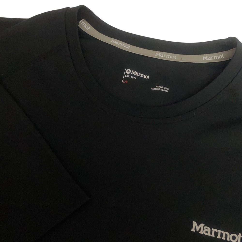 Marmot Large Black Athletic Shirt